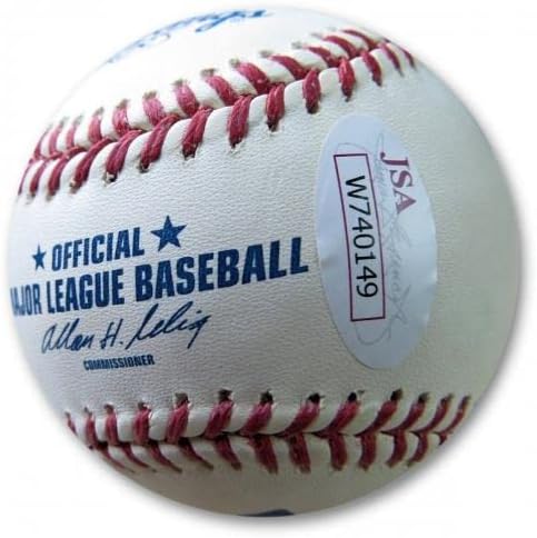 Don Newcombe potpisao autogramirani MLB bejzbol Dodgers Stat upisani JSA W740149 - Autografirani bejzbol