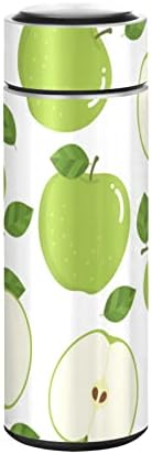 Thermos Cup 12oz Vakuumska šalica boca od nehrđajućeg čelika BPA Slobodna izolirana šalica, zelena jabučna voća