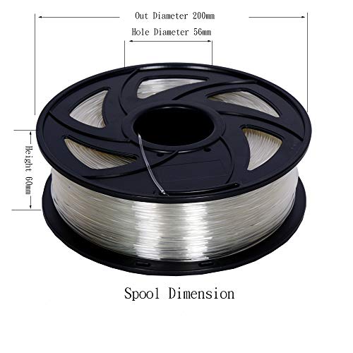Lee Fung 1,75 mm PLA 3D preciznost filamenta za ispis +/- 0,05 mm 2,2 lb Spool Material Tools