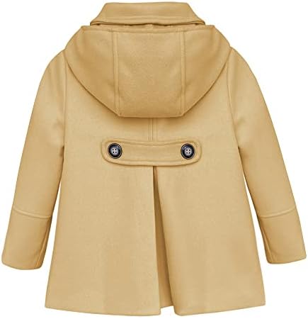 rrhss gumb za bebe djevojčice formalni kaput mališani za djecu s kapuljačom od vunene jakne jesen zima