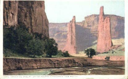 Rezervacija Navaho, razglednica New Mexico