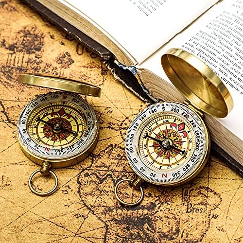 Personalizirani kompas prilagođeni foto ugravirani kompas sjaj u mračnom funkcionalnom radnom kompasu za supruge par vjenčanih mladoženih