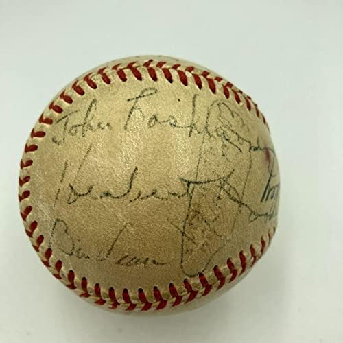 1952. igra World Series koristila je bejzbol potpisane od strane sudionika i umara JSA CoA - MLB Autographed Game koristio je bejzbol