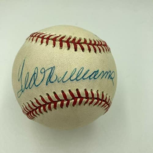 Ted Williams potpisao je Autografirani Službeni baseball u UDA UDA paluba u UDA - Autografirani bejzbol