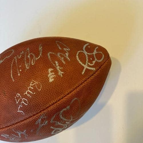 1986. New York Giants Super Bowl Champs tim potpisao je Wilson NFL Football Steiner - Autografirani nogomet