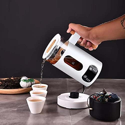 Zhuhw putopis Multifunkcionalni električni čajnik za očuvanje lonca staklo kuhani čaj lonac s toplom vodom Topli kotlić