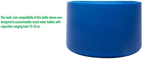 Reader Reader Hydro boca za čašicu rukava, silikonska čizma za tikvicu za vodu, donji poklopac protiv klizanja, 12-24 oz, plava