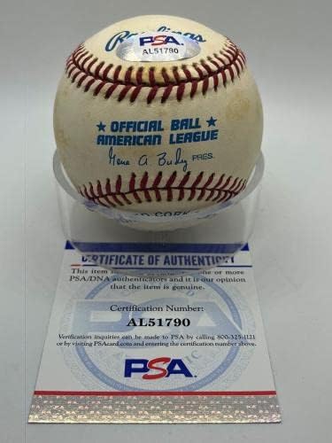 Jim Rivera White Sox Athletics potpisao je službeni autogram MLB bejzbol PSA DNA - Autografirani bejzbol