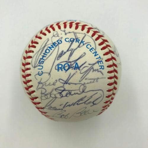 1983. All Star Game potpisano bejzbol 30 sigs! Cal Ripken Carl Yastrazemski PSA DNA - Autografirani bejzbols