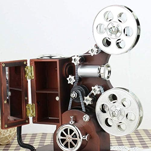 Zchan Music Box Retro filmski film Projektor Music Box Vintage Antique Musical Boxes Dekor doma
