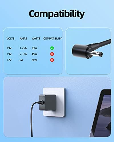 UL na popisu 33W AC punjač za Asus Vivobook L210 L210M L210ma L410 L410M L410ma L410N L210ma-DB01 L410ma-DB02 Adapter za napajanje