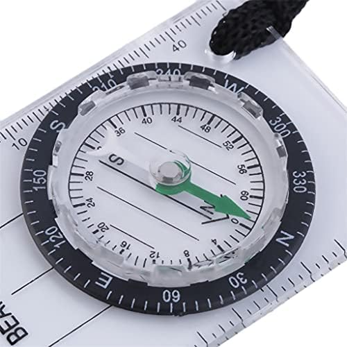 XXXDXDP Vanjski kampiranje planinarenje prozirna plastična kompas kompas proporcionalni trag putovanja Vojni kompas Alati za putnički