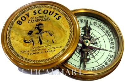 Američki mesing kompas s pjesmom Roberta Frosta